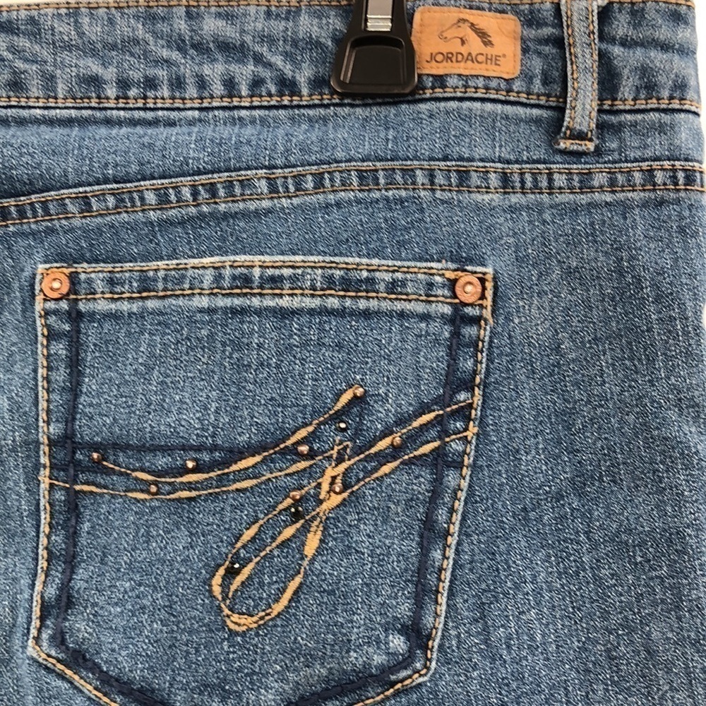 Jordache Skinny Crop Jeans Size 18 - Picture 4 of 12